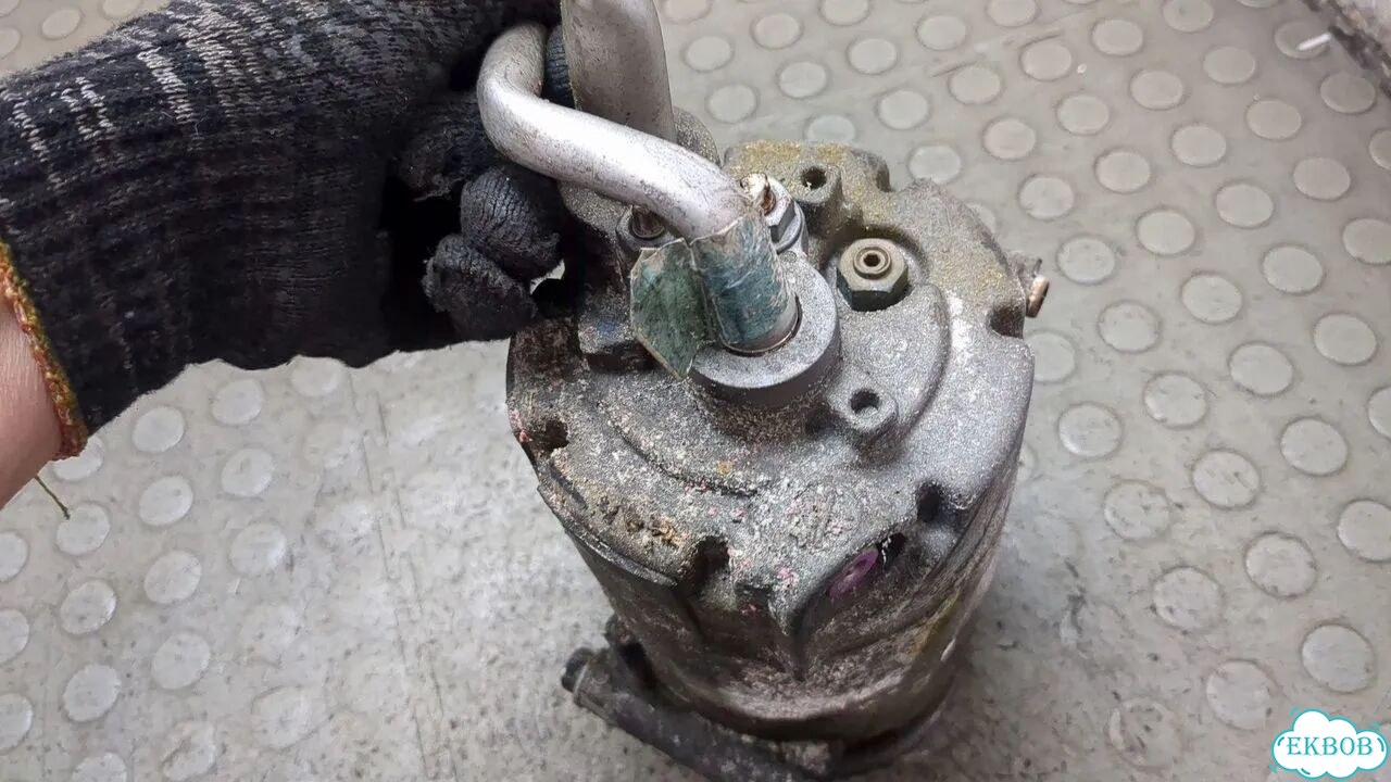 Компрессор кондиционера Ford Mondeo 4 фото 4