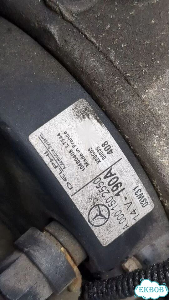 Генератор Mercedes ML W163 фото 4