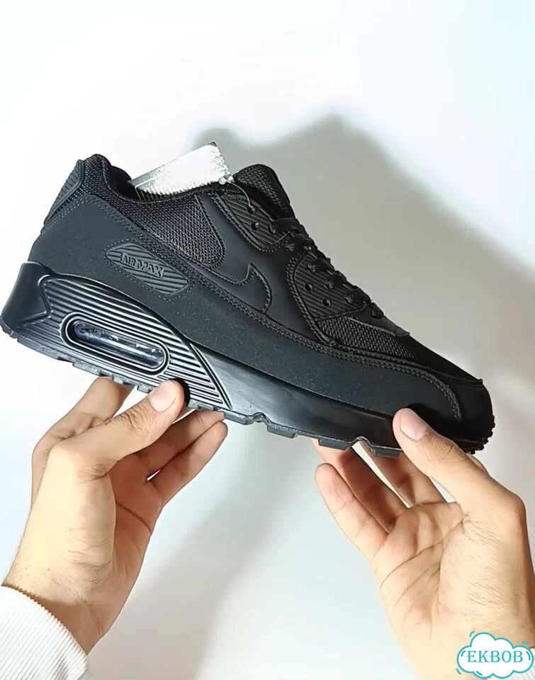 Кроссовки nike air max 90 черные фото 1