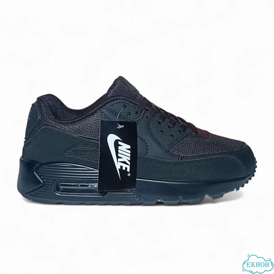Кроссовки nike air max 90 черные фото 2