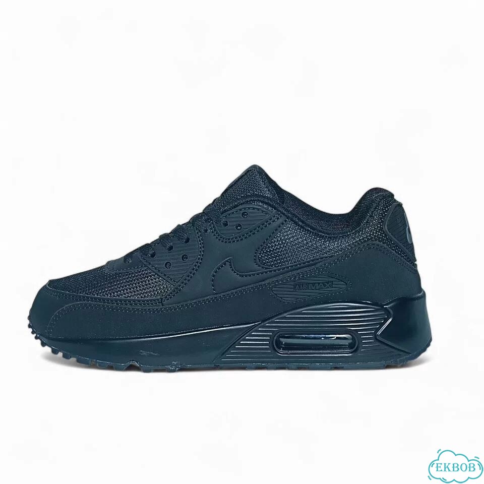 Кроссовки nike air max 90 черные фото 4
