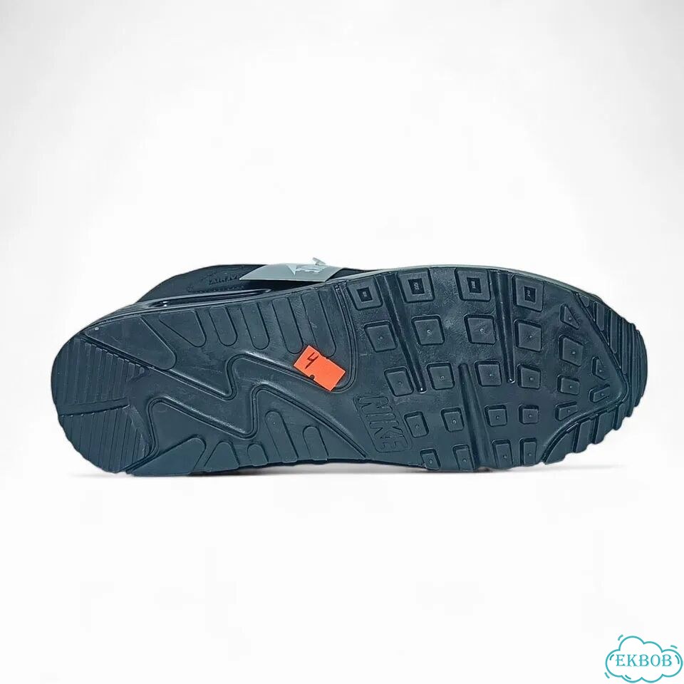 Кроссовки nike air max 90 черные фото 6