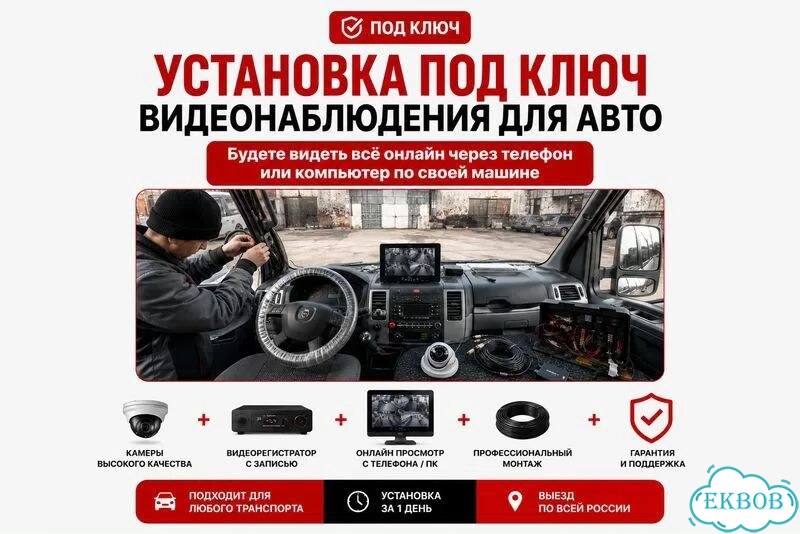 Видеонаблюдение для спецтехники фото 1