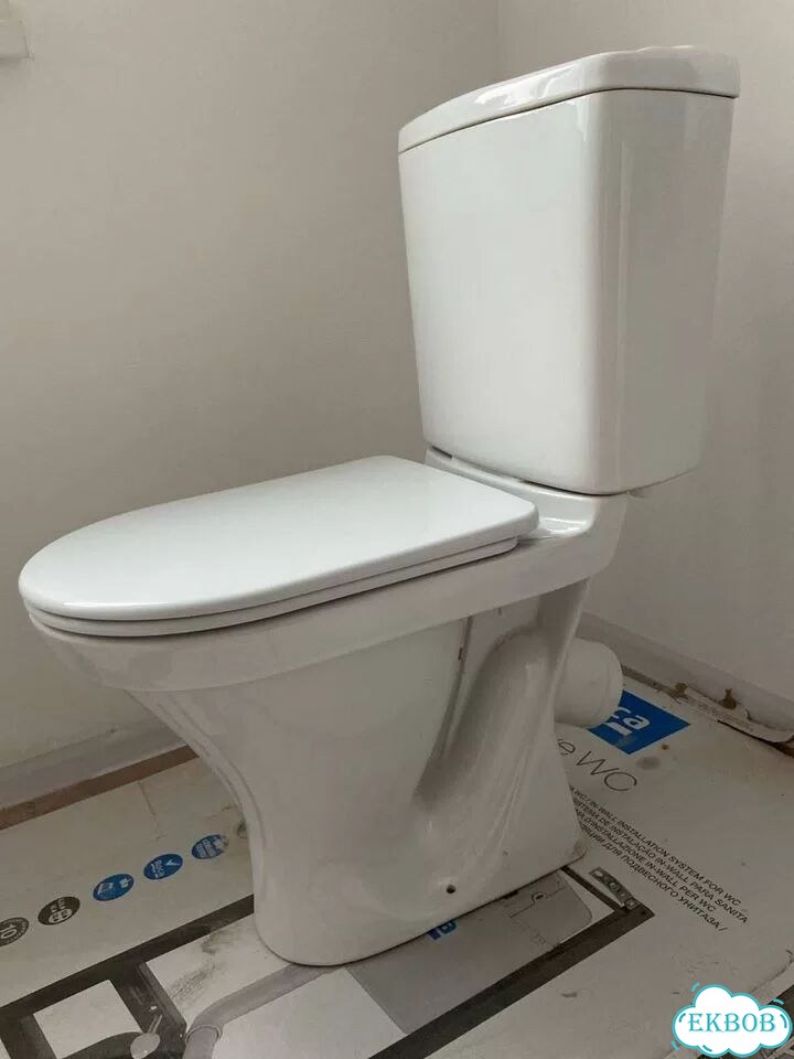 Унитаз с раковиной новые от застройщика фото 3