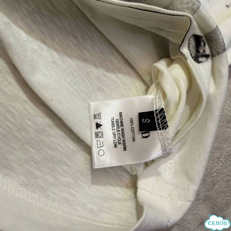 Кропнутая футболка Erd белая 22ss фото 10