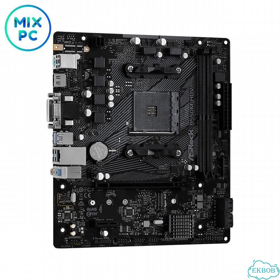 Материнская плата AM4 ASRock B550M-HDV Б.У. с гарантией 14 дней фото 2