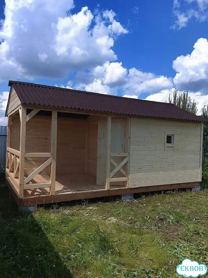 Беседка с хозблоком фото 2