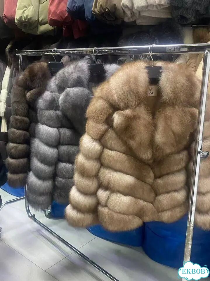 Шуба песец паркет фото 7