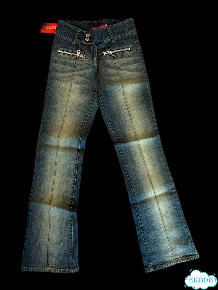Джинсы женские y2k фото 1