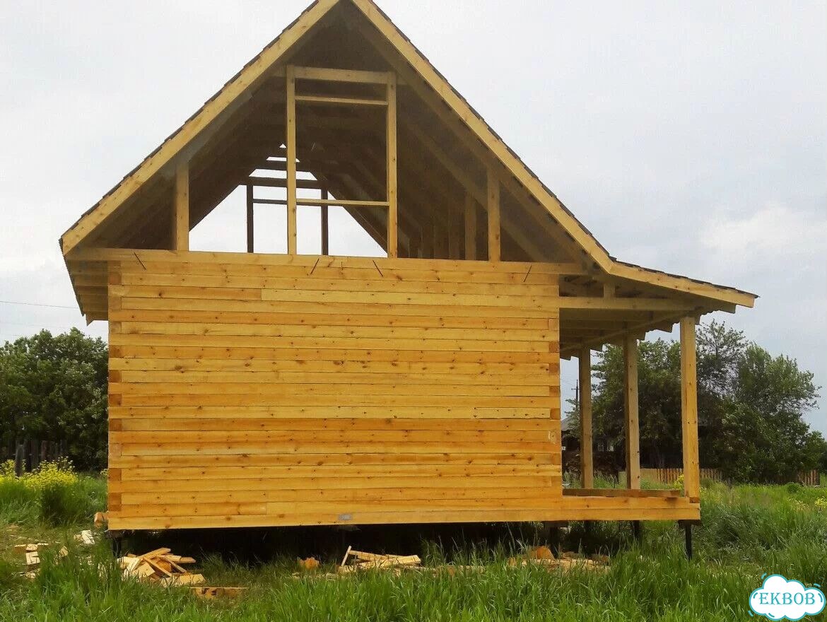Дом из бруса 6х8 фото 10