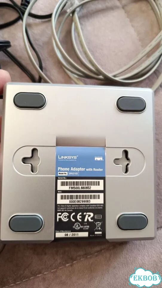 Voip voice шлюз SPA2102 фото 2