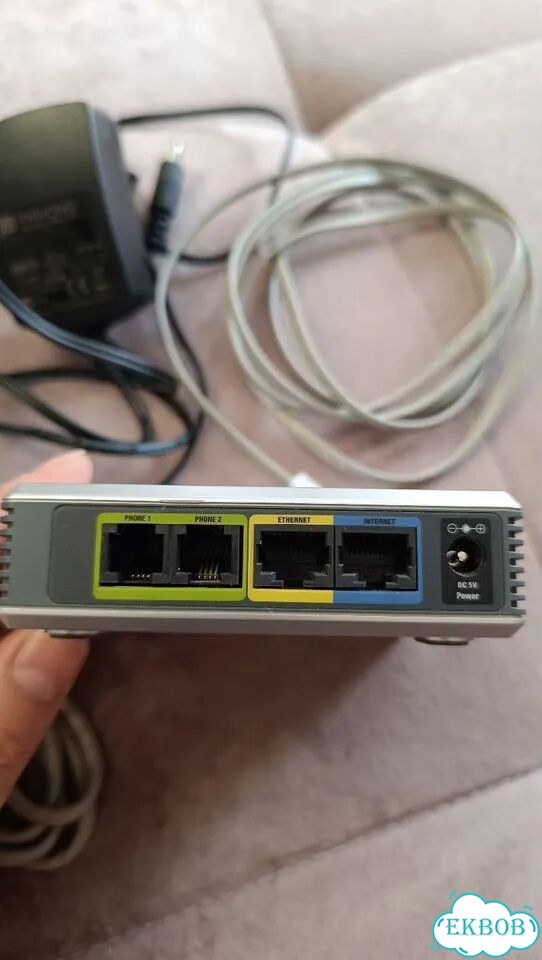 Voip voice шлюз SPA2102 фото 3