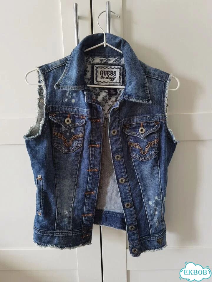 Жилет Guess джинсовый фото 2