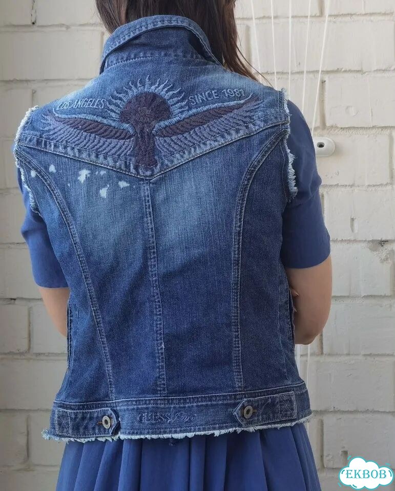 Жилет Guess джинсовый фото 4