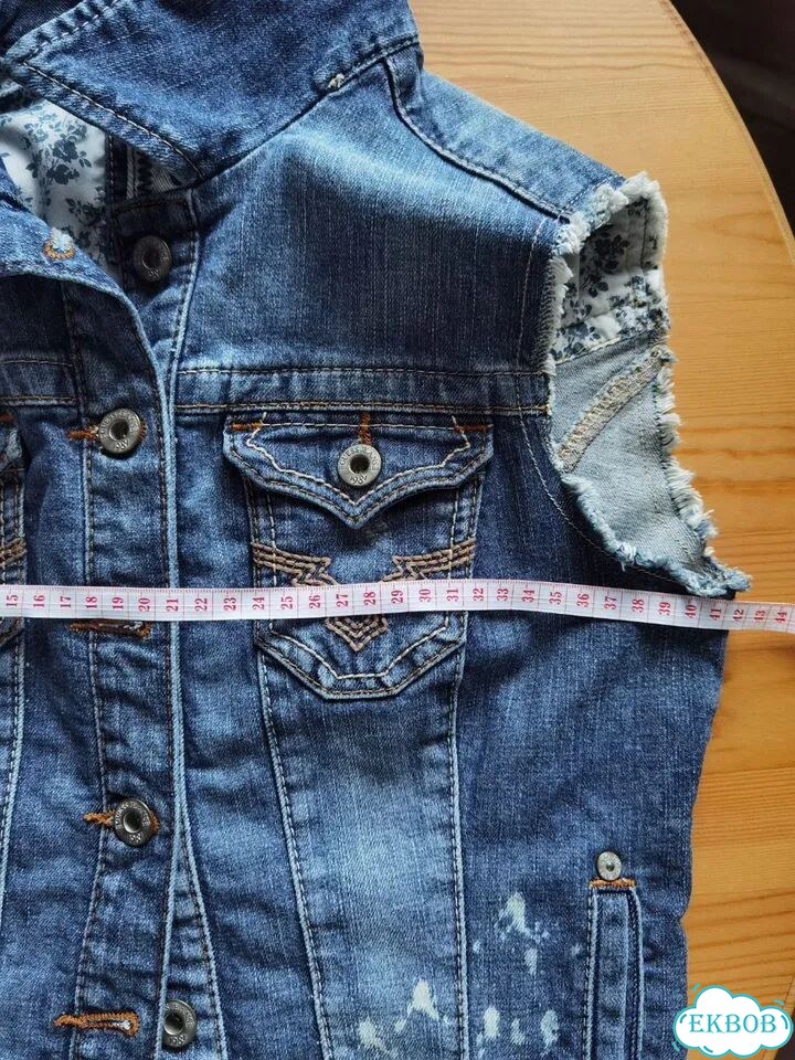 Жилет Guess джинсовый фото 9