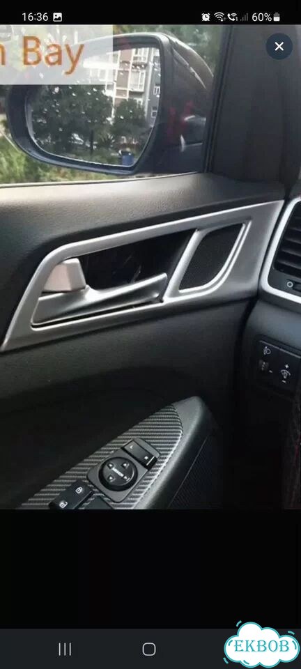 Накладки на ручки дверей hyundai tucson tl фото 1