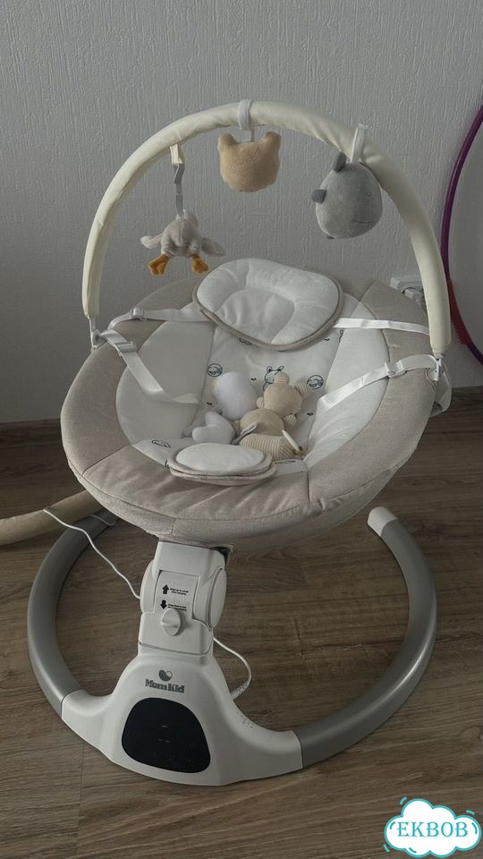 Электрокачель Momkid, от 0 с bluetooth фото 2