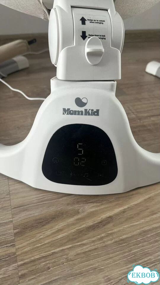 Электрокачель Momkid, от 0 с bluetooth фото 6