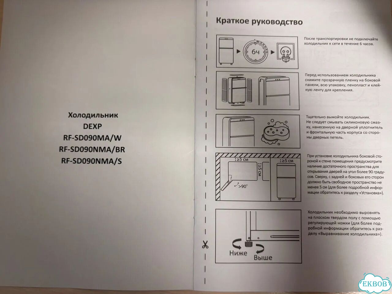 Холодильник Б/У Dexp фото 2