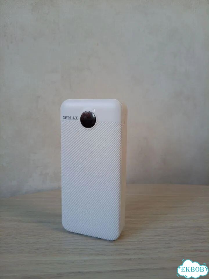Повербанк, быстрая зарядка, 20000 mAh, белый фото 1