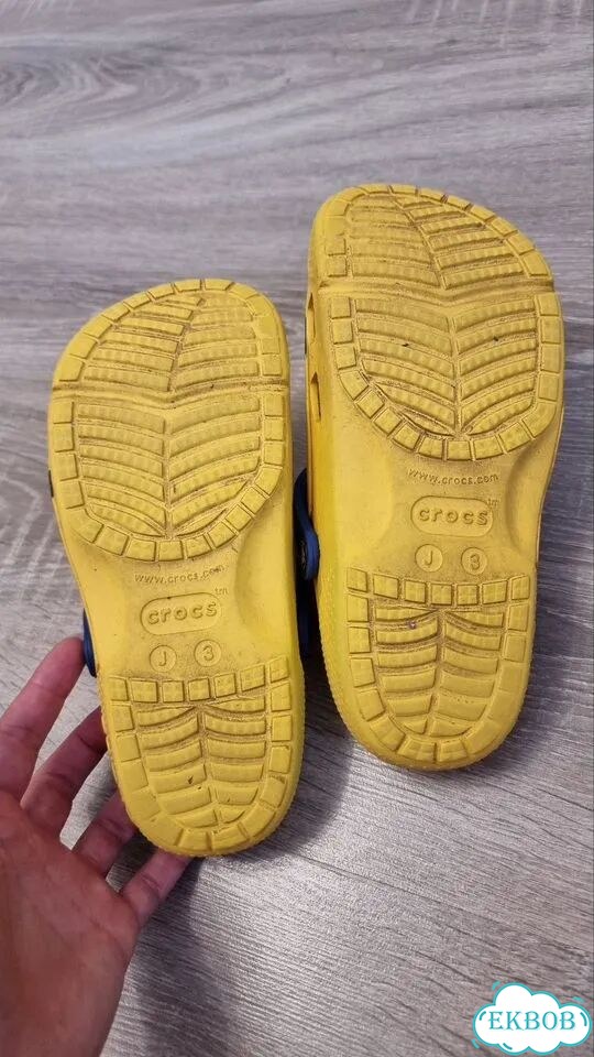 Сабо crocs j3 миньоны фото 5