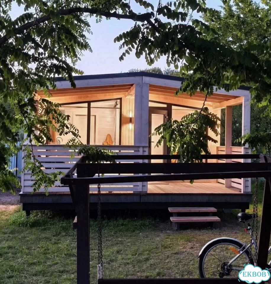 Стильный модульный дом для загородной жизни фото 1
