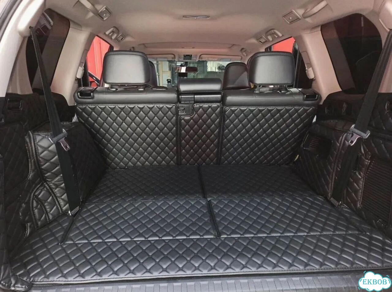 3D коврики в багажник toyota prado 150 7 фото 1
