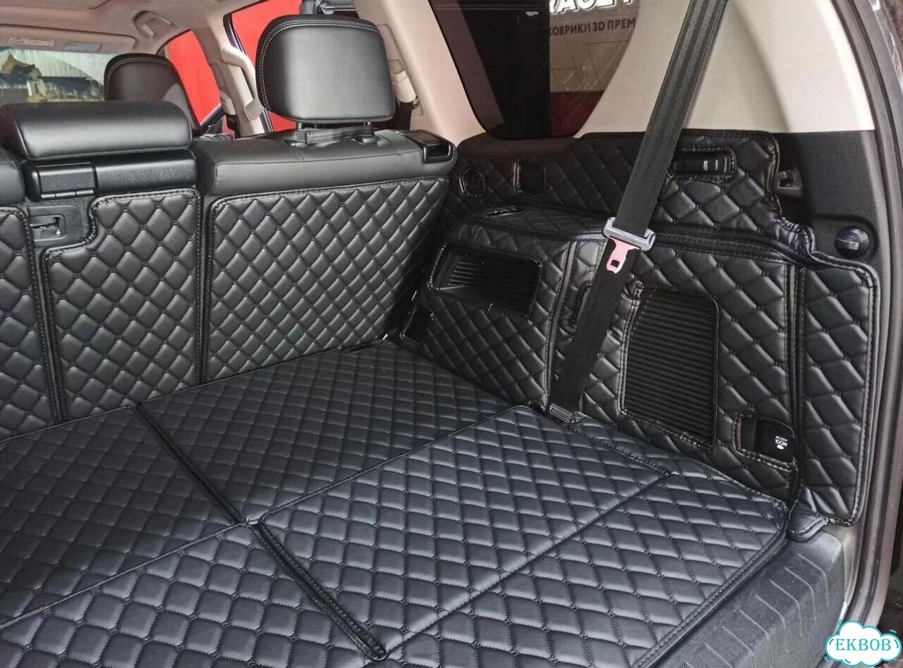 3D коврики в багажник toyota prado 150 7 фото 3
