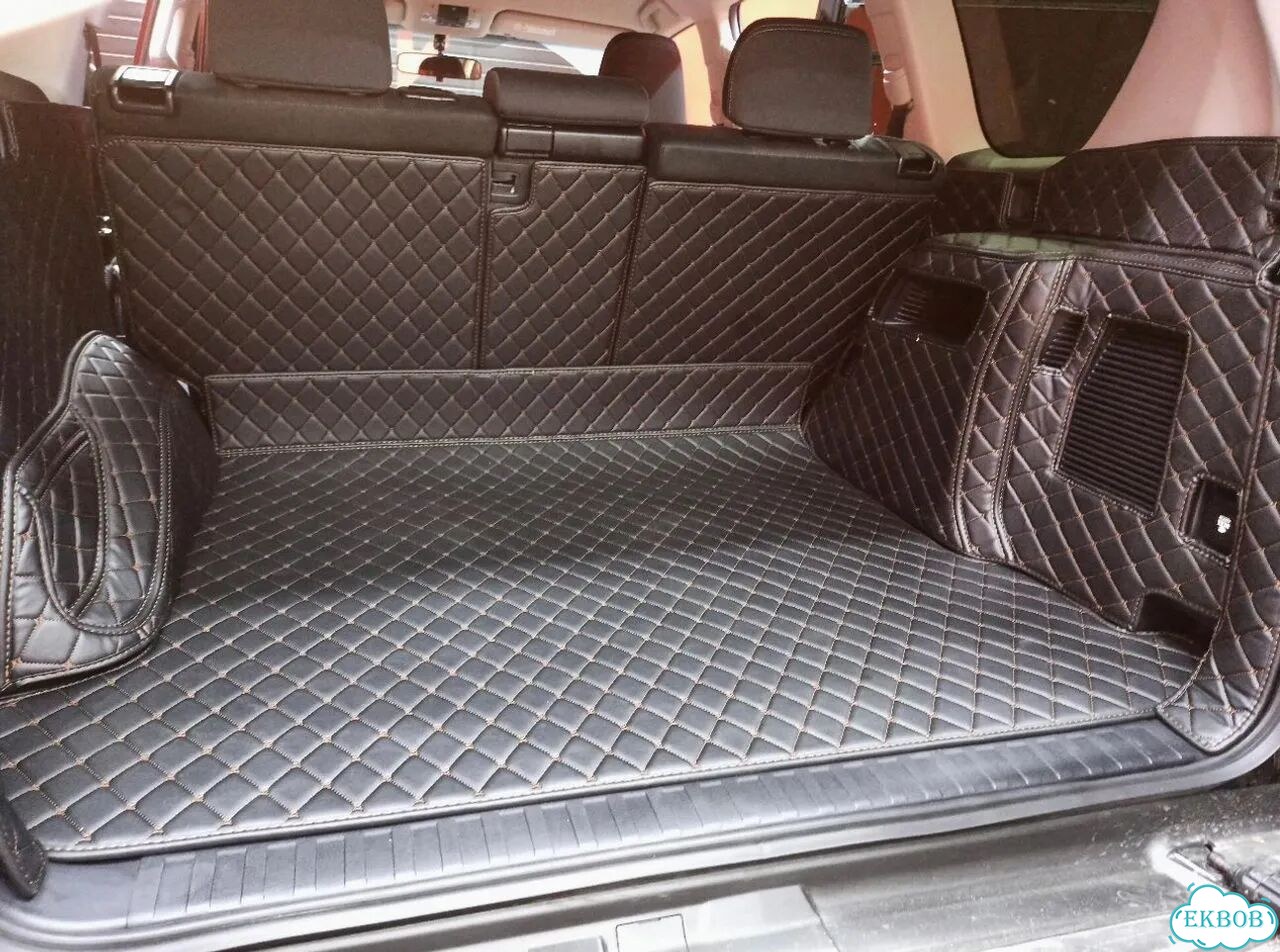 3D коврики в багажник toyota prado 150 7 фото 5