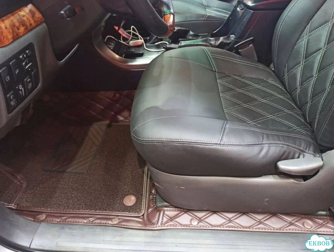 3D коврики из экокожи toyota land cruiser prado фото 1