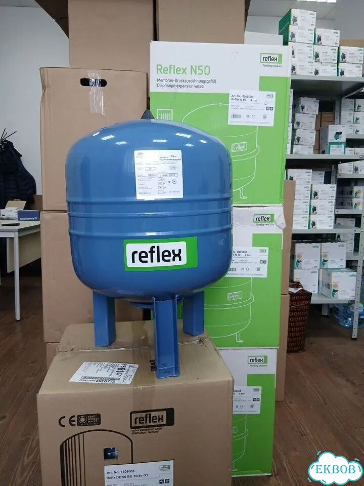 Reflex DE50 бак мембранный для водоснабжения фото 4