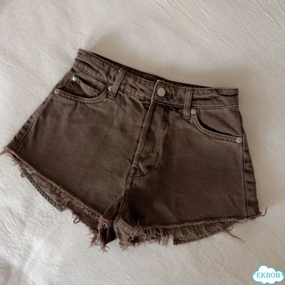 Джинсовые мини-шорты H&M, 40–42 фото 1