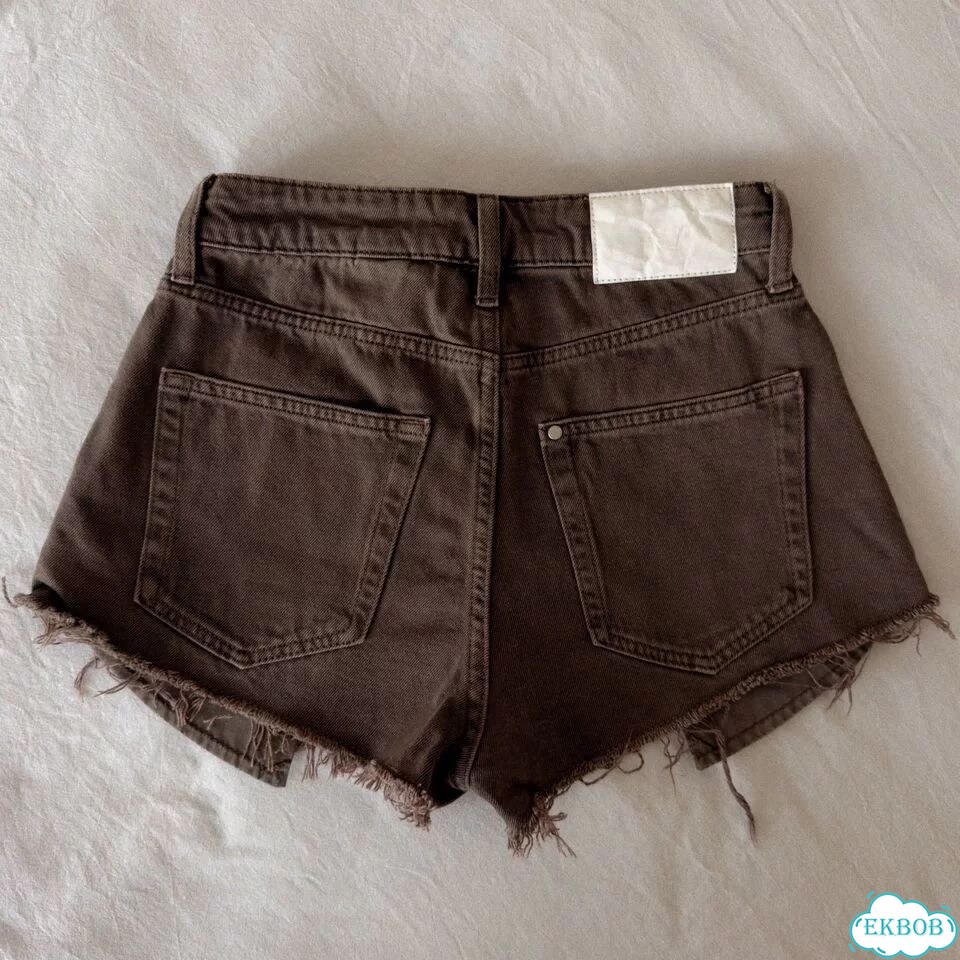 Джинсовые мини-шорты H&M, 40–42 фото 2