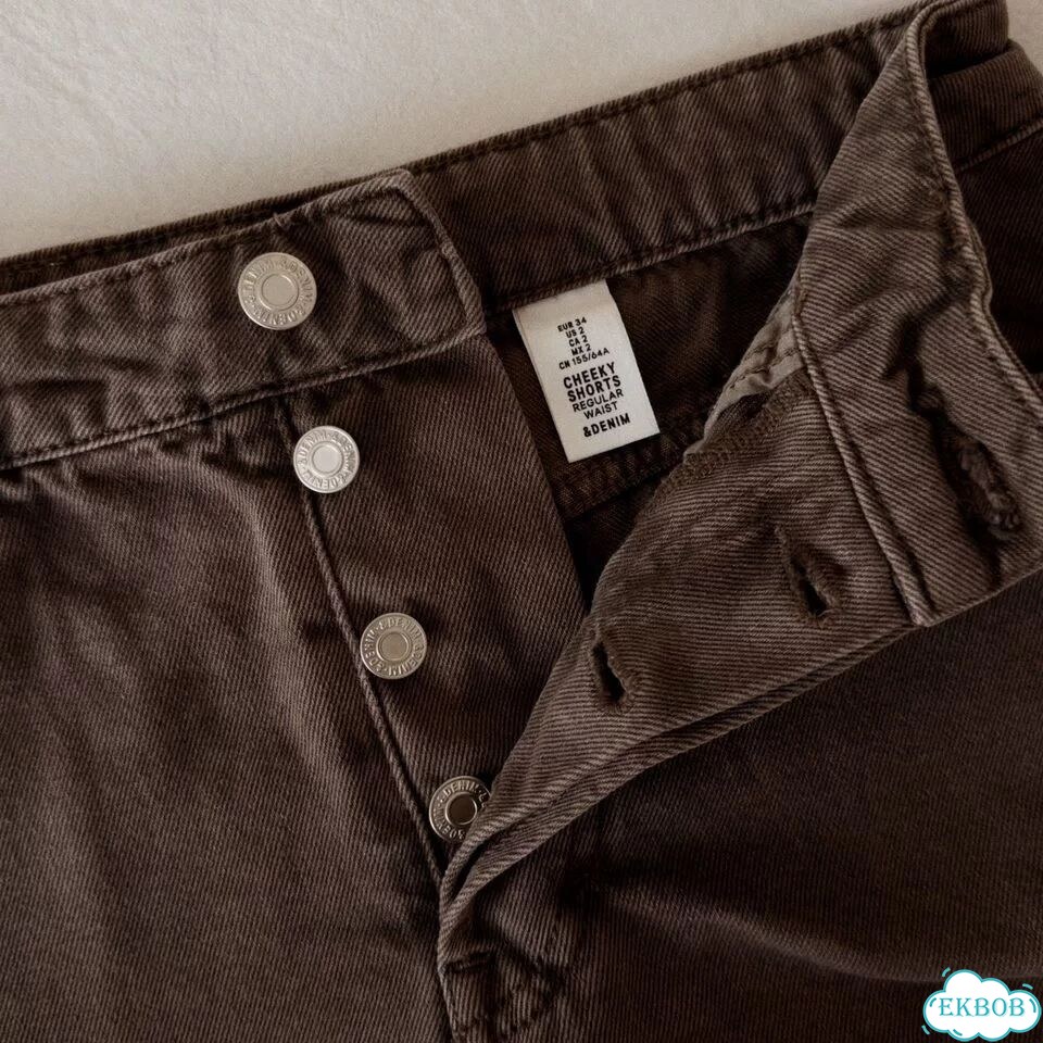 Джинсовые мини-шорты H&M, 40–42 фото 4