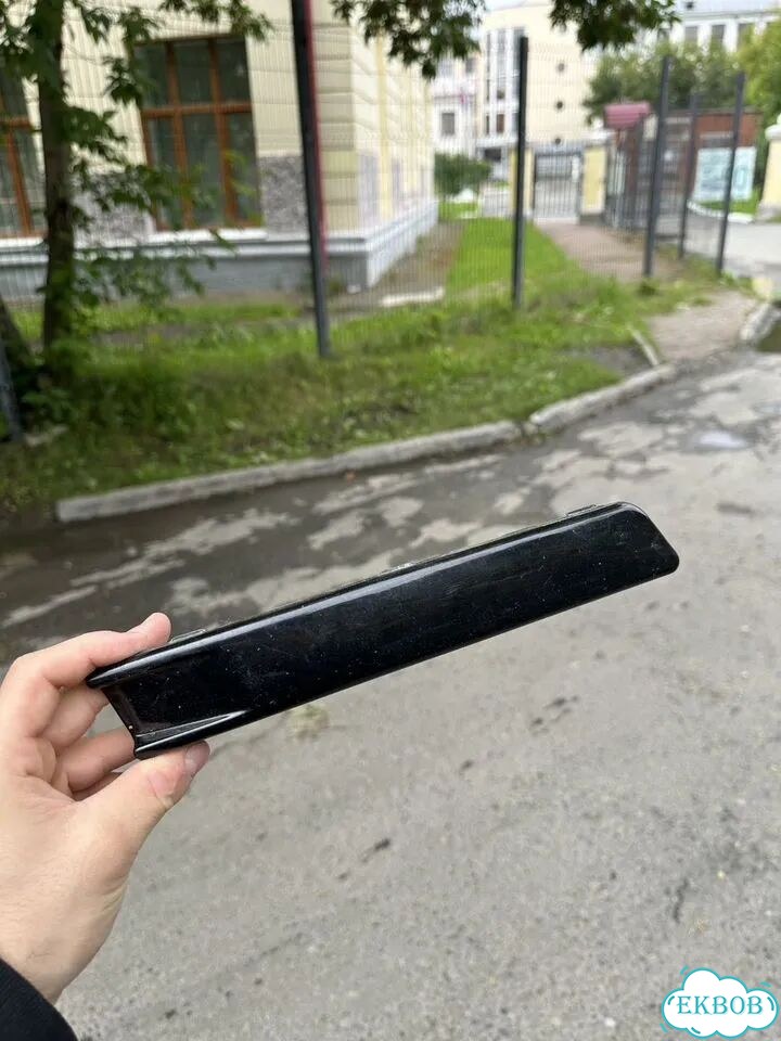 Накладка бампер passat b6 фото 1