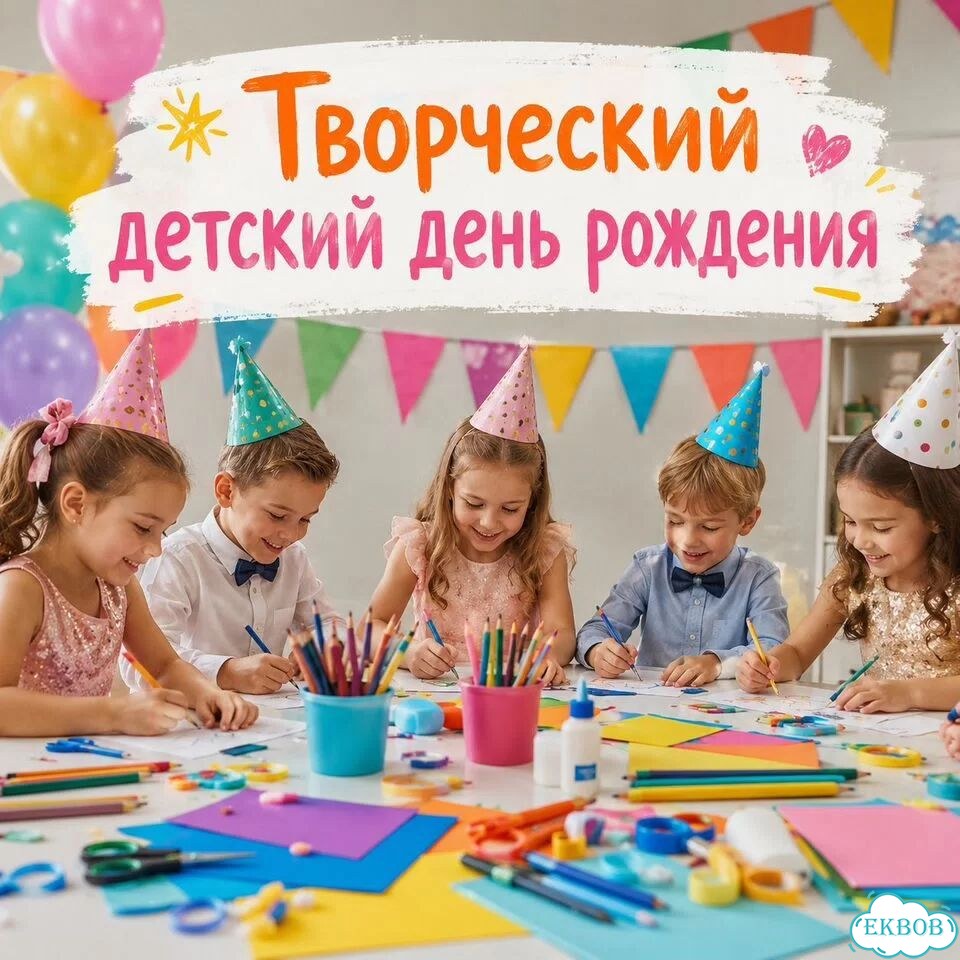 Детский день рождения в творческом формате фото 1