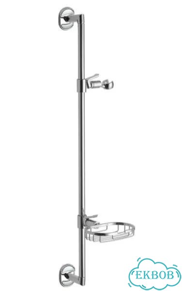 Штанга для душа Haiba HB8008 с мыльницей фото 1