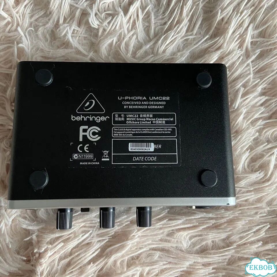 Звуковая карта behringer u phoria umc22 фото 3