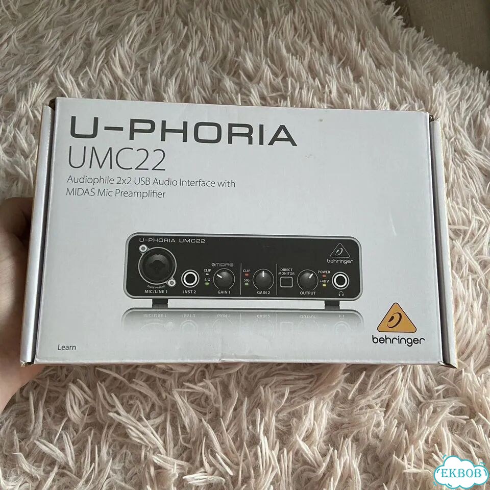 Звуковая карта behringer u phoria umc22 фото 6