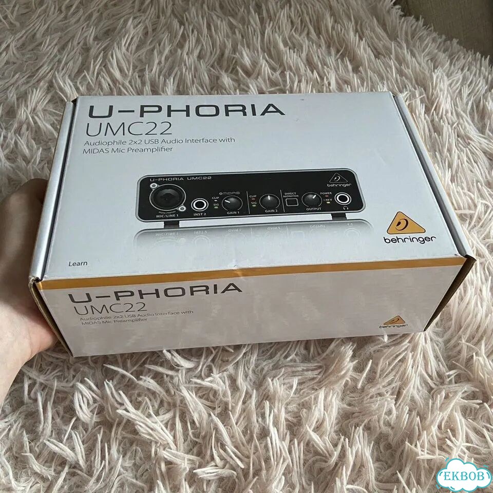 Звуковая карта behringer u phoria umc22 фото 7