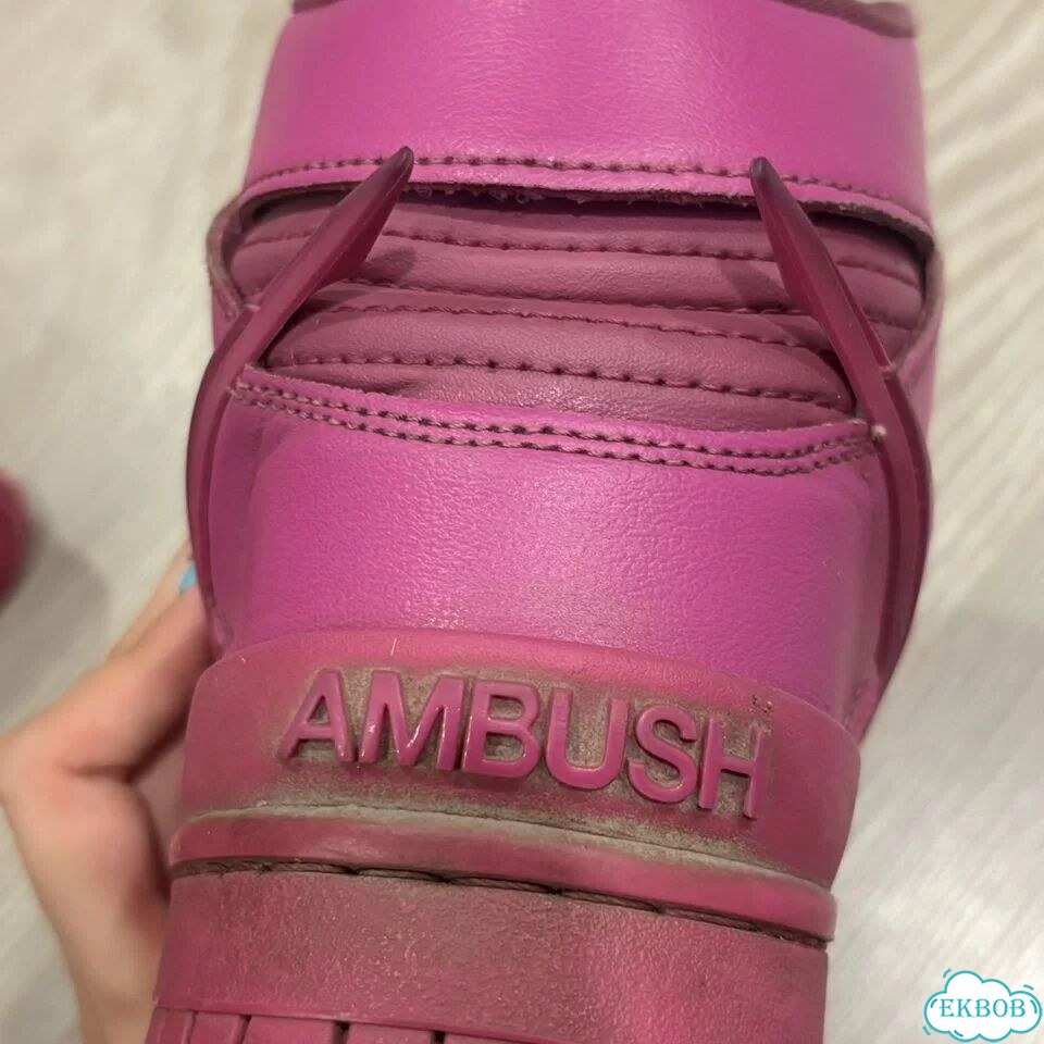 Кроссовки nike air force 1 ambush high pink фото 6