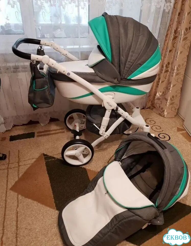 Коляска 2 в 1 adamex barletta new фото 1