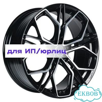 Inch 8,5x20/5x114,3 ET42 D67,1 FA8534 Gloss Black Machined Face (ZJH) фото 1