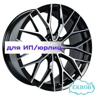 Inch 9x21/5x114,3 ET43 D67,1 GA8532 Gloss Black Machined Face (ZJH) фото 1