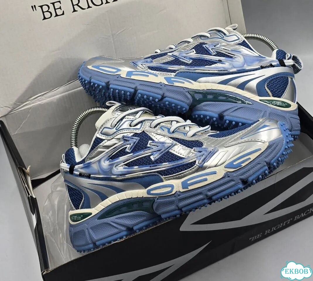 Кроссовки Off-White Be Right Blue Арт.:8073632979 фото 1