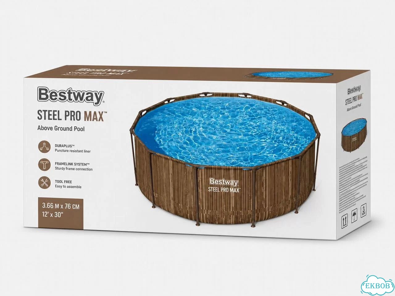 Бассейн каркасный Bestway Max 366*122 561VN фото 7