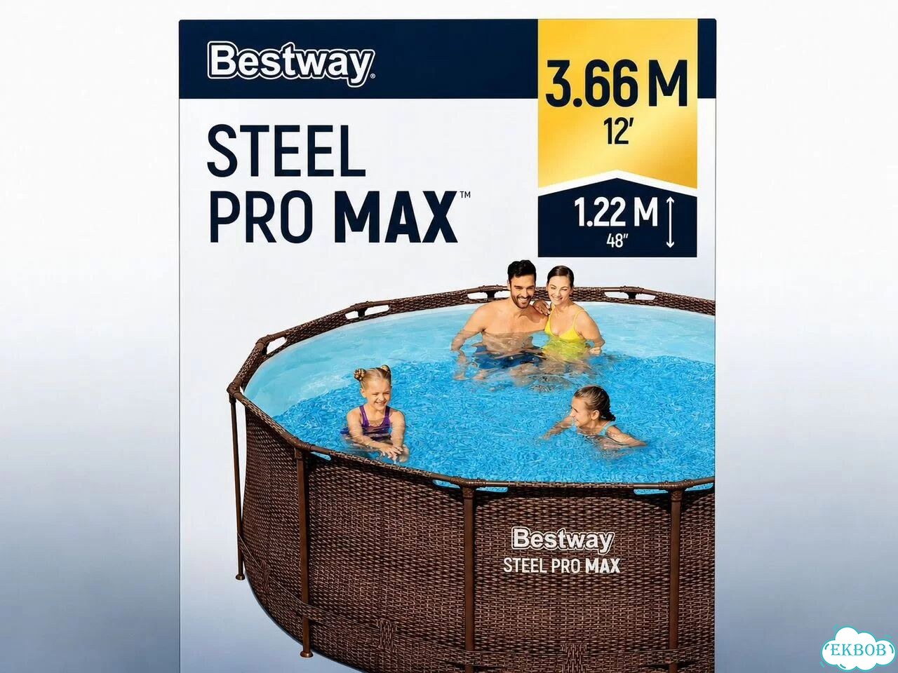 Бассейн каркасный Bestway Max 366*122 561JH фото 8