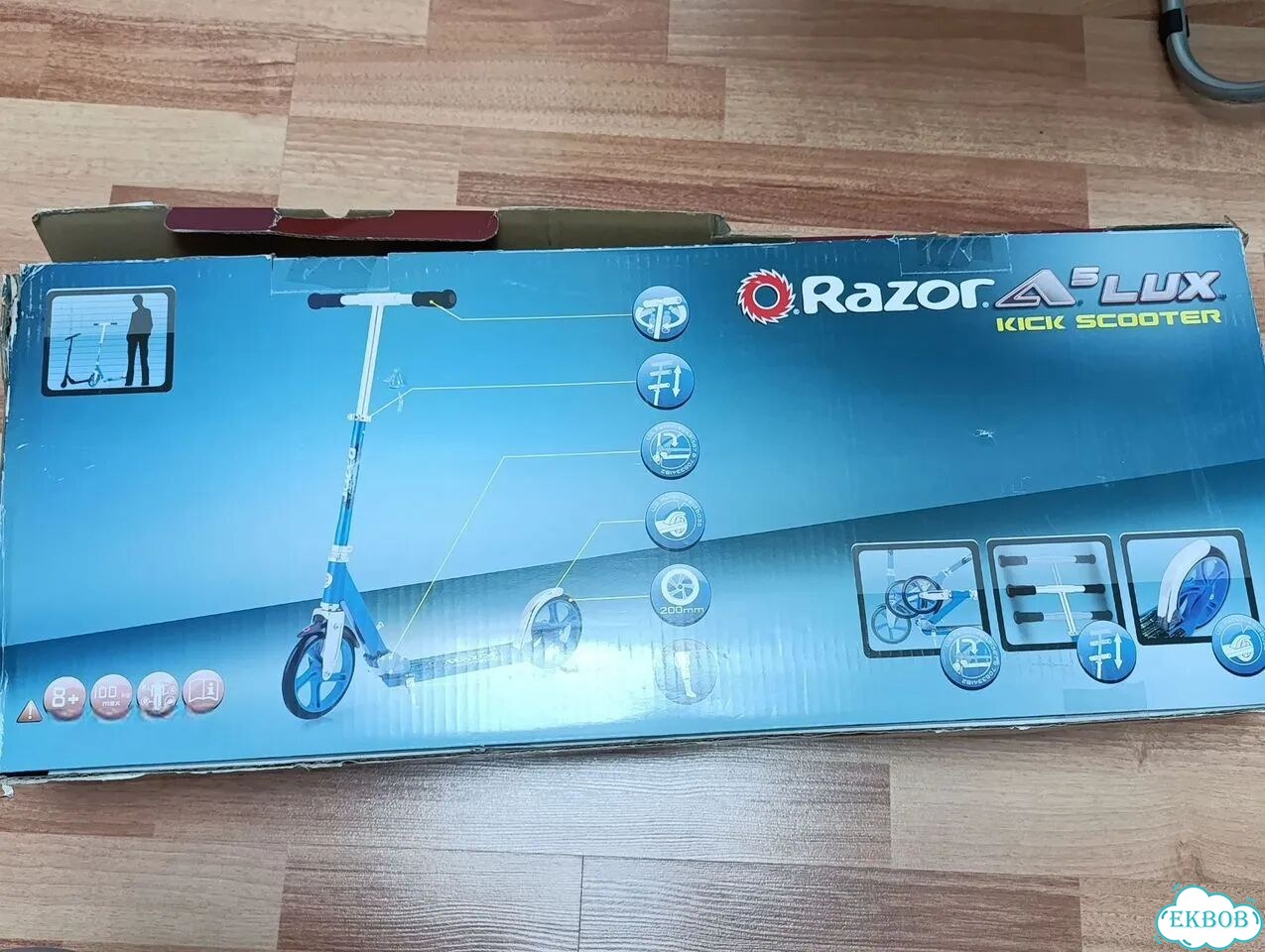 Самокат городской складной Razor A5 Lux - синий фото 2