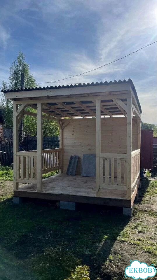 Беседка домик фото 2