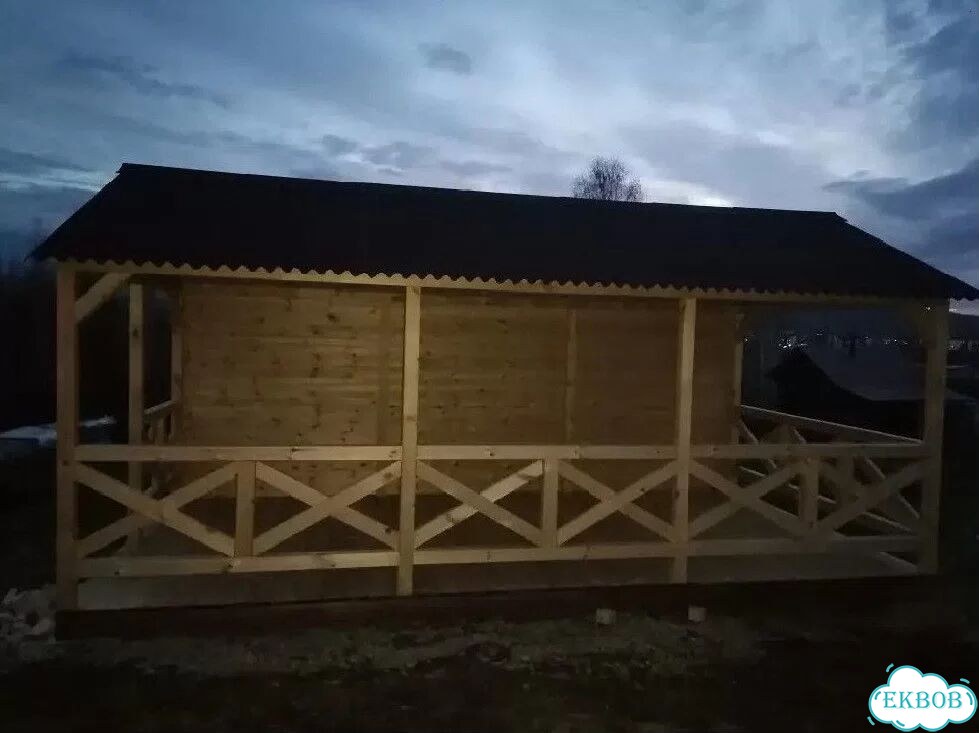Беседка домик фото 5